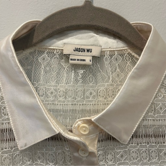 Jason Wu blouse NWT Sheer Lace Blouse - Picture 3 of 6